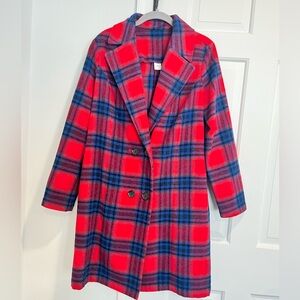 BP Red and Blue Women's Coat